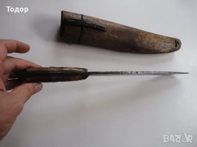 Огромен овчарски нож каракулак с кания , снимка 9 - Ножове - 48365659