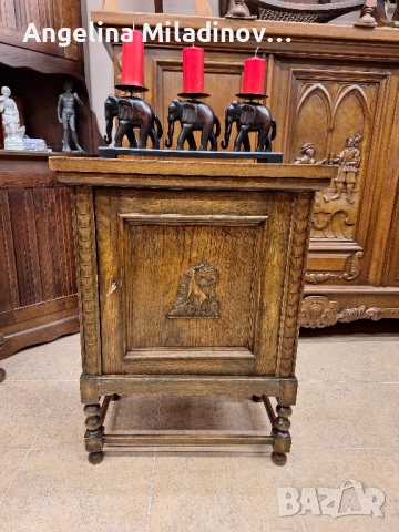 Винтидж шкаф дъб масив 