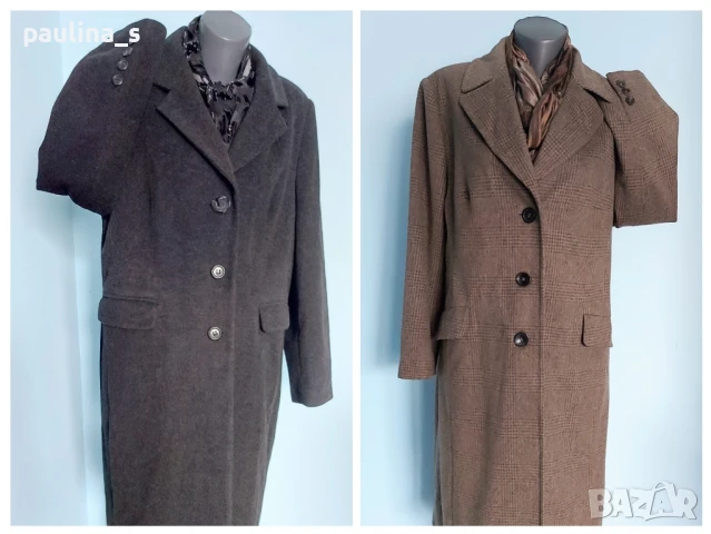 Два броя палто / "Erich Fend", "Bogner" Pure wool and cashmere / Дамско палто от вълна и кашмир 
