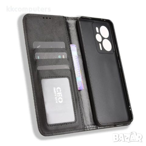 Realme 14 5G / 14T 5G Retro Texture Wallet Калъф и Протектор, снимка 5 - Калъфи, кейсове - 50652823