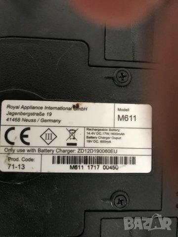 Робот прахосмукачка Dirt Devil Fusion M611, снимка 3 - Прахосмукачки - 43762855