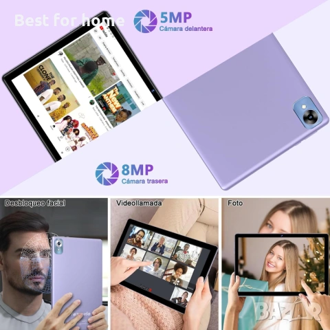 10-инчов таблет с Android 14, 20GB RAM + 128GB ROM (TF 1TB), осемядрен процесор, клавиатура и мишка, снимка 6 - Таблети - 53442594