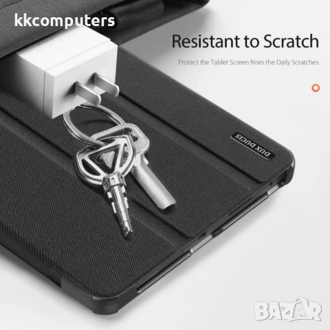 DUX DUCIS Domo Series Магнитен калъф с протектор за ZTE nubia Flip2 / Lenovo Tab K9 / Tab One| Черен, снимка 4 - Калъфи, кейсове - 51973739