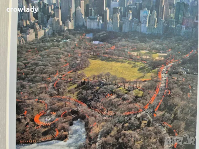 Христо Явашев Christo 2005 Портите Сентръл парк Ню Йорк 1979–2005 4, снимка 5 - Картини - 47874534