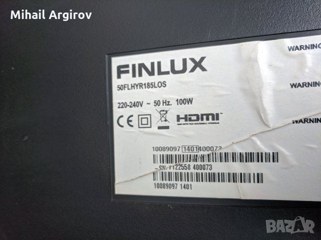 FINLUX 50FLNYR185LOS-17MB95S-1-17IPS20-L500H1-2EA-V500HJ1-CE6, снимка 2 - Части и Платки - 26975222