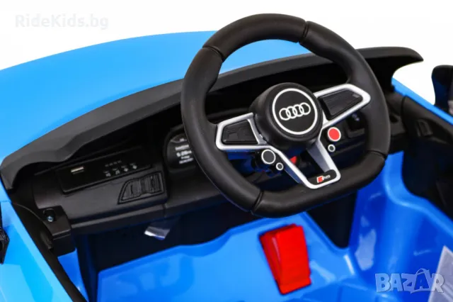 Audi R8 LIFT 12V – Детска акумулаторна кола, Синя, EVA гуми, снимка 13 - Детски велосипеди, триколки и коли - 50422151