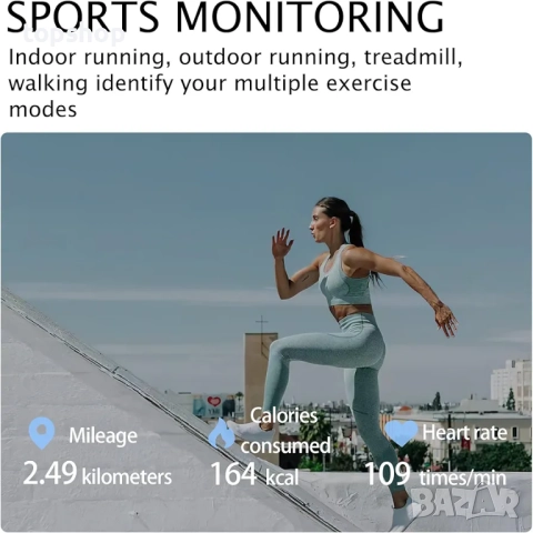 Нов проверен смарт пръстен за жени, фитнес диамантено проследяване на активността, пулсомер..., снимка 4 - Пръстени - 52446286