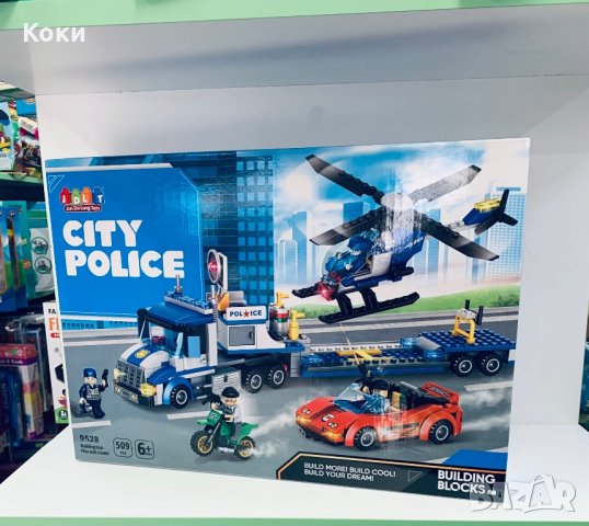 Лего конструктор CITY POLICE 👮‍♀️ JDLT: 509 части, снимка 2 - Конструктори - 43244606