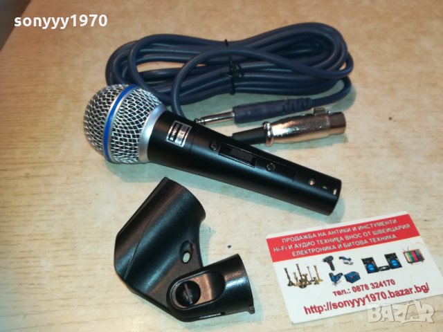 shure beta sm58s-profi microphone-внос швеицария 2603210918, снимка 10 - Микрофони - 32307540