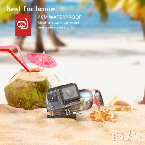 Victure AC700 4K 20MP WiFi Подводна екшън камера, снимка 6 - Камери - 52589140