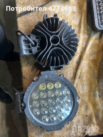 Лед халогенни за джип камион, снимка 3 - Части - 51489908