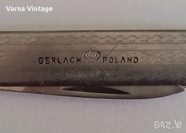 Колекционерски сгъваем джобен нож GERLACH POLAND., снимка 2 - Колекции - 49890595