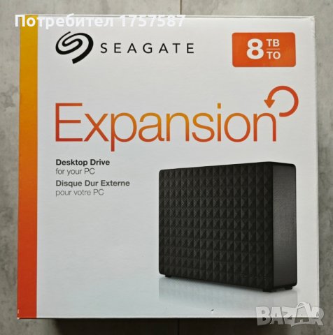 Външен Диск Seagate Backup Expansion 8TB, снимка 1