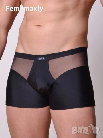 Мъжки секси еротичен боксер  5466 с мрежа