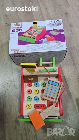 Eichhorn 100003717 Касов апарат 16.5 x 26 x 16 см с четец и скенер за карти, включително виртуални п, снимка 7 - Образователни игри - 52471944