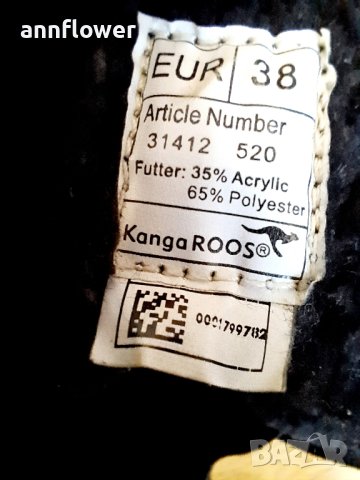Ботуши Kangaroo 38, снимка 7 - Дамски ботуши - 43550297
