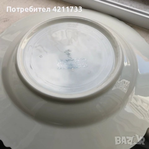 6 дълбоки чении с позлата скъп изискан сервиз НОВО, снимка 7 - Сервизи - 52884229