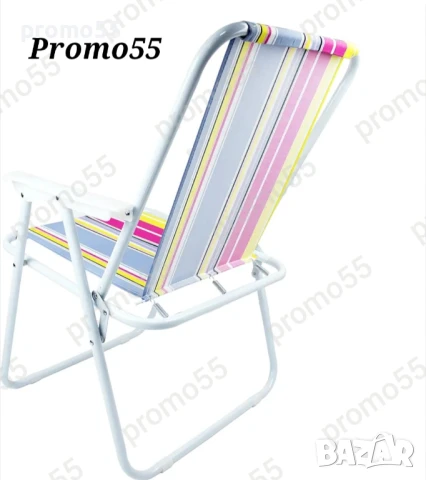 Сгъваем Стол за къмпинг, пикник, плаж Сгъваем градински  стол до 80кг, снимка 16 - Къмпинг мебели - 50471303