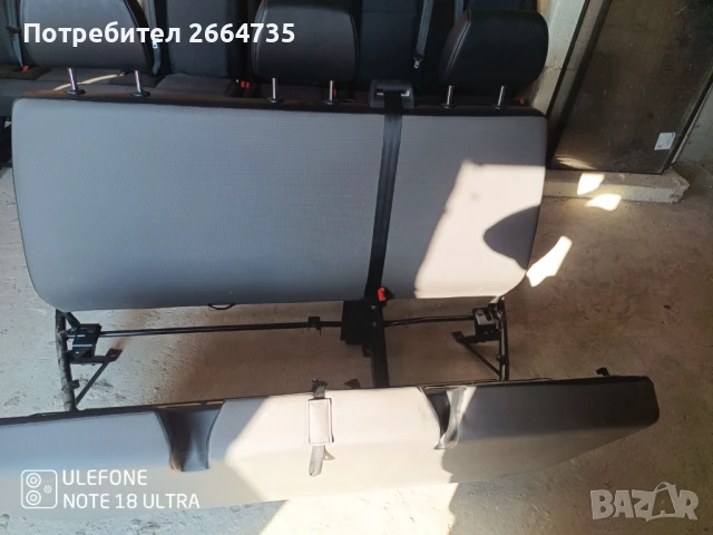 Седалка за Бус Фолксваген Т6 Т5 Двойна кабина, снимка 13 - Части - 51410311