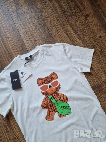 Страхотна мъжка тениска FENDI размер S M L XL, снимка 3 - Тениски - 50792673