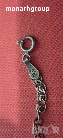 Сребърна верижка, снимка 5 - Колиета, медальони, синджири - 51410882