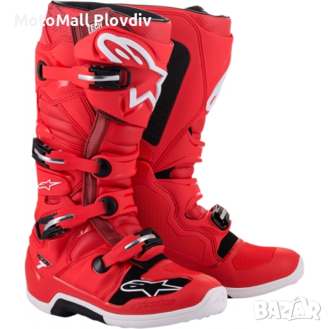 Ботуши ALPINESTARS TECH 7 RED, снимка 2 - Аксесоари и консумативи - 51474916