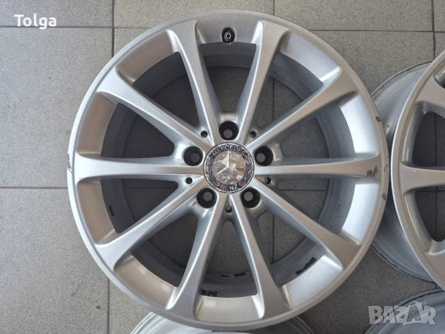 Алуминиеви джанти за Mercedes 17 5x112, снимка 5 - Гуми и джанти - 51583414