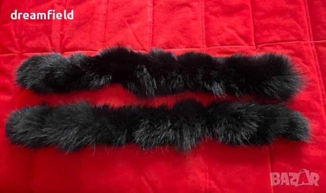 Яки, ленти за качулка- естествен косъм лисица., снимка 6 - Шалове - 50026436