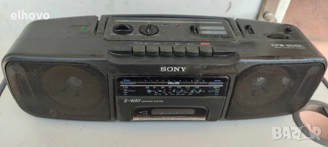 Радиокасетофон SONY CFS-200L, снимка 4 - Радиокасетофони, транзистори - 50558641