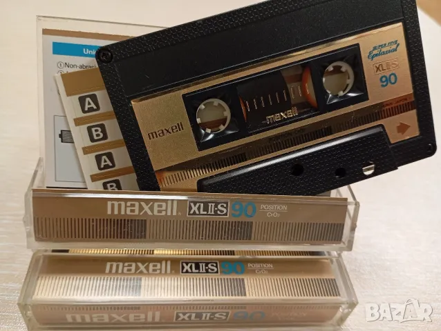 Maxell Gold Super Fine Epitaxial XL II S 90 хромни аудио касети made in japon!!!