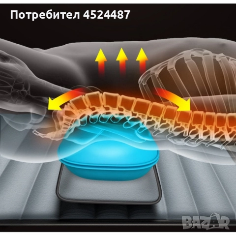 Масажен матрак с вибрационно отопление и масаж на краката – Пълна релаксация у дома, снимка 11 - Масажори - 51815989