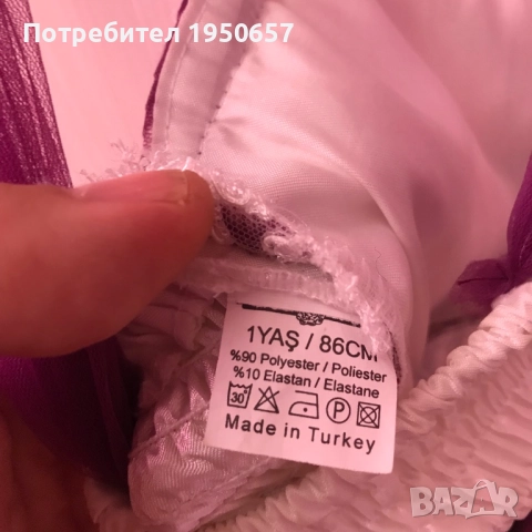 Бебешко официална роклия, снимка 3 - Детски рокли и поли - 51535779