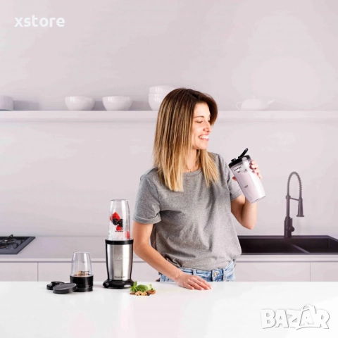 Блендер Taurus Shake & Go – 800W мощност, пулсова технология и аксесоари, снимка 10 - Блендери - 52595895