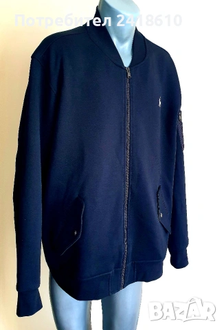 POLO Ralph Lauren Cotton Bomber Mens Size 2XL НОВО! ОРИГИНАЛ! Мъжко Горнище - Бомбер - яке!, снимка 11 - Спортни дрехи, екипи - 53579255