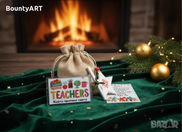 Детска Коледно чувалче- магнит и късметче, снимка 10 - Коледни подаръци - 52671551