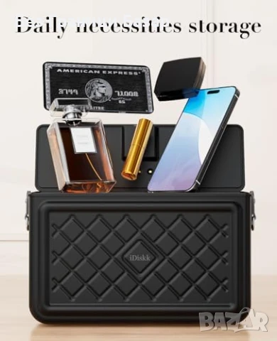 Нов iDiskk MFi сейф с отпечатък+PIN 8000mAh powerbank за iPhone iOS, снимка 3 - Друга електроника - 51108826