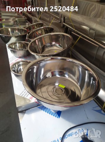 Легени от неръждаема стомана. Алпака! Различни размери! Чисто нови! ХИТ цена 9лв/4,60€, снимка 4 - Обзавеждане на кухня - 38616568