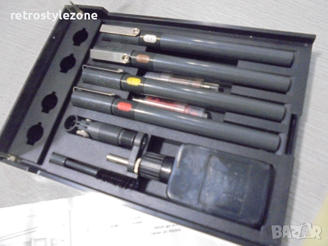 № 8334 Комплект– уред за чертане с туш / Рапидограф  , снимка 4 - Други ценни предмети - 52216100