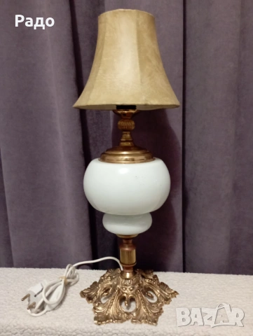 Комплект от две големи старинни лампи - лампа, снимка 2 - Антикварни и старинни предмети - 47811783