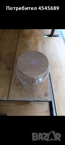 Стъклени буркани за съхранение с бамбукова капачка със силиконов уплатнител, снимка 5 - Форми - 51158309