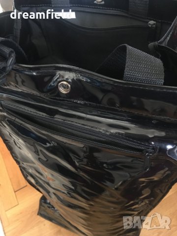 Зара Пазарска чанта, черен гланц - Zara Charol Shopping Trolley Bag, снимка 10 - Чанти - 35008244