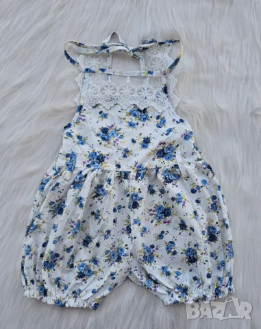 Детски летен гащеризон 12 месеца НОВ, снимка 6 - Бебешки гащеризони - 49998109