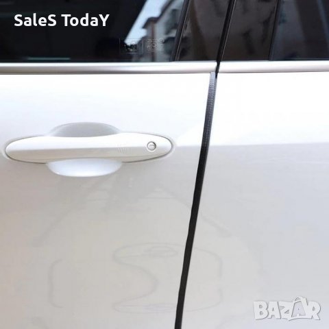 Предпазна Лайсна, декоративна, за врати, лайсна, 2.5м., черна, снимка 2 - Аксесоари и консумативи - 37854055