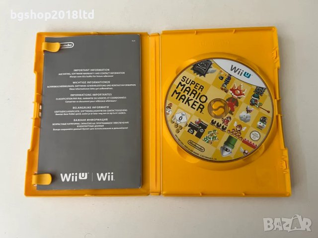 Super Mario Maker за Nintendo Wii U, снимка 3 - Игри за Nintendo - 47324889