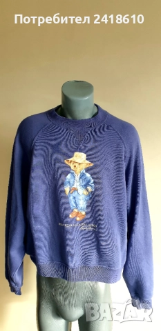 POLO Ralph Lauren Bear Womens Size M / L ОРИГИНАЛ! Дамски Суичър!, снимка 9 - Суичъри - 52547324