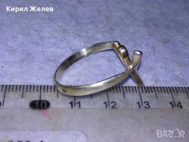 МАРКОВ СРЕБЪРЕН АРТ НУВО СТИЛ ПРЪСТЕН ВИСОКА ПРОБА СРЕБРО ДИЗАЙНЕРСКИ МОДЕЛ РЪЧНА РАБОТА 40912, снимка 8 - Пръстени - 43226328