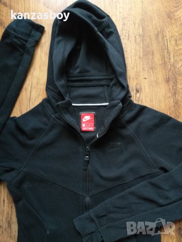NIKE W NSW TCH FLC HOODIE FZ - страхотно дамско горнище ХС, снимка 5 - Спортни екипи - 43780554