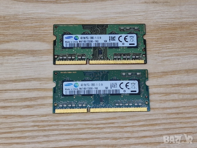 4GB DDR3L 1600Mhz Samsung Ram Рам Памет за лаптоп с гаранция!