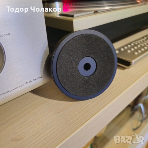 Клампа Aluminum Stabilizer with Bubble Level Silver Cтабилизатор, снимка 8 - Грамофони - 53393649