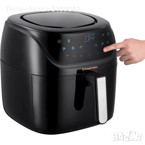 Фритюрник с горещ въздух Russell Hobbs SatisFry 27170-56, цифров екран, 7 в 1, пържене на въздух, пр, снимка 6 - Фритюрници - 52097026
